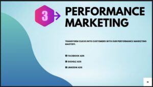 Performance marketing services