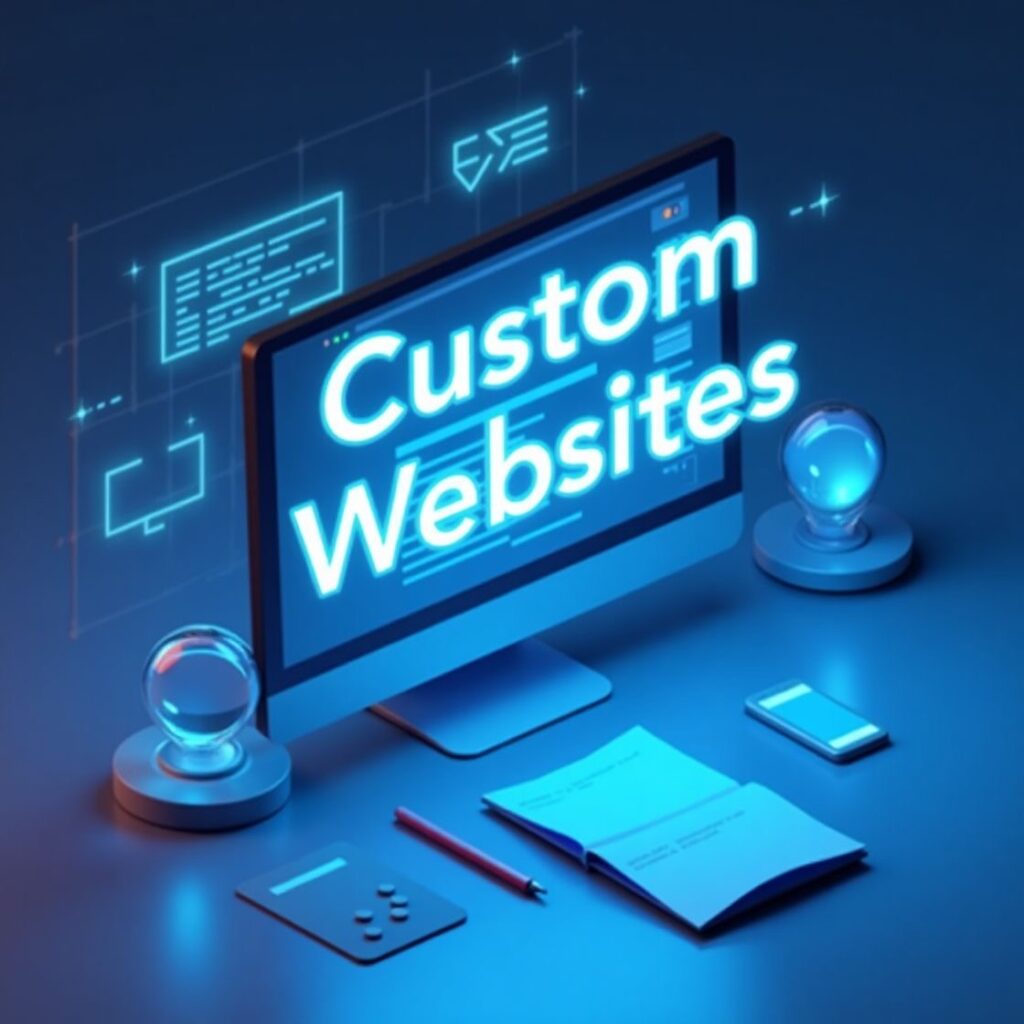 Custom website development - krish digital